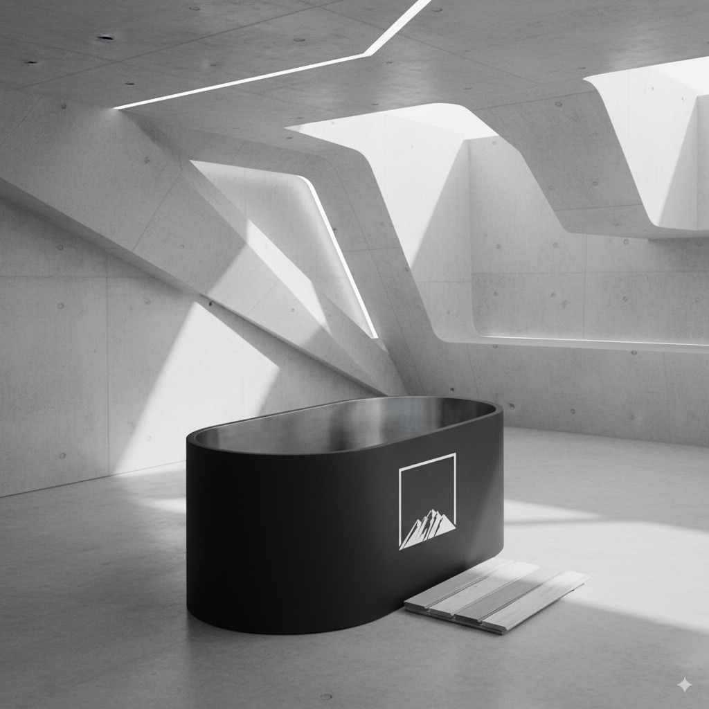 Design du bain glacé